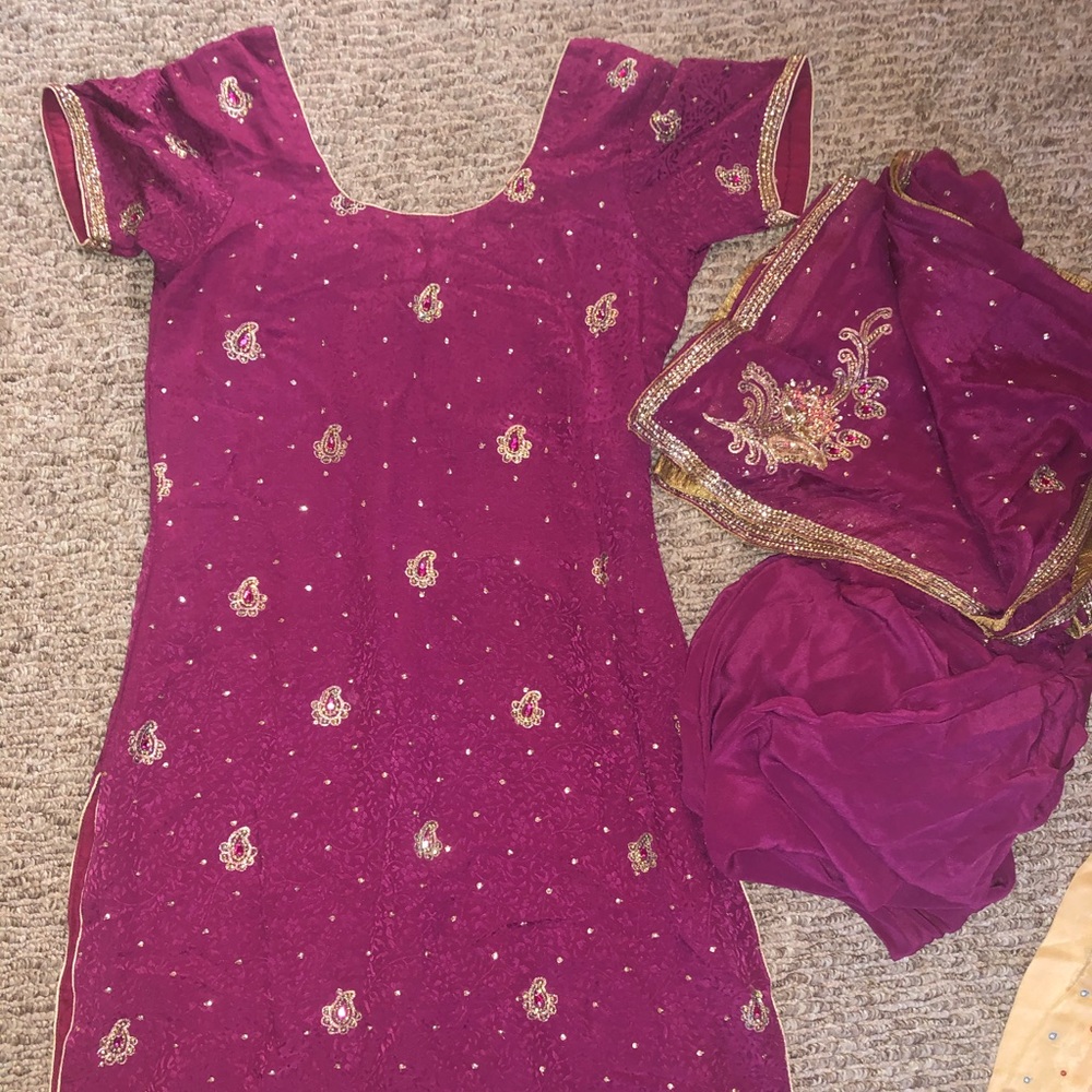 Purple Indian Suit